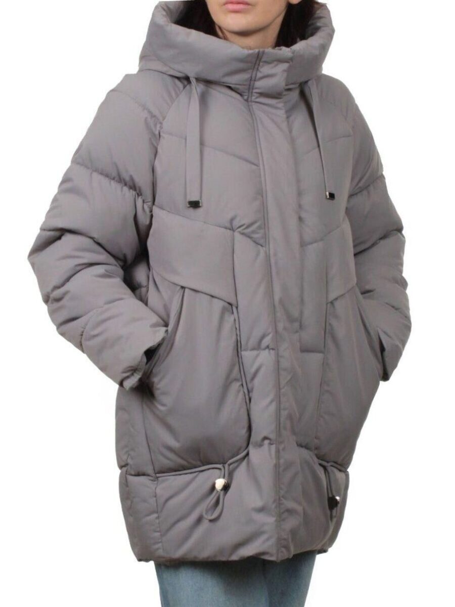 1200 GRAY Куртка зимняя женская (200 гр. холлофайбер)