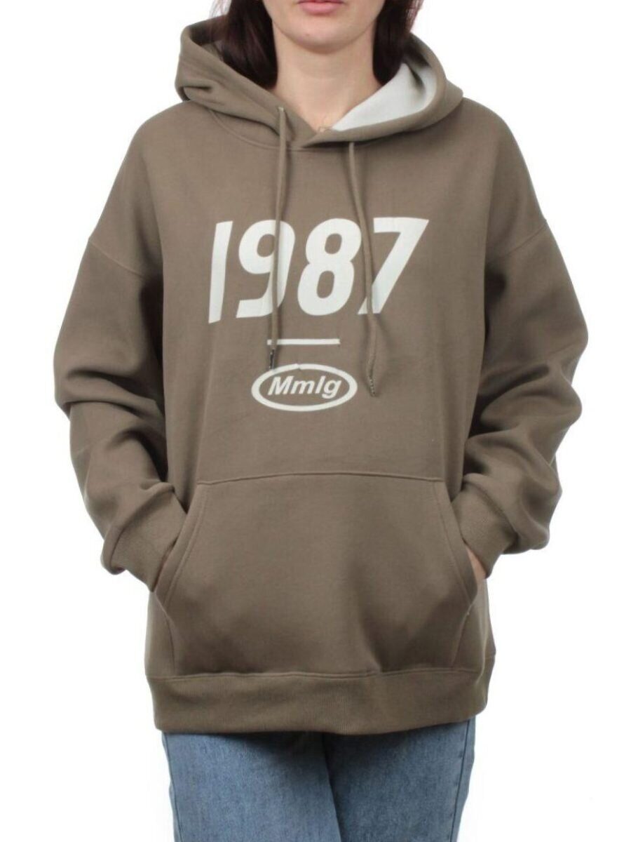 PG-I990I-2313 KHAKI Худи женское (90% хлопок, 10% полиэстер)