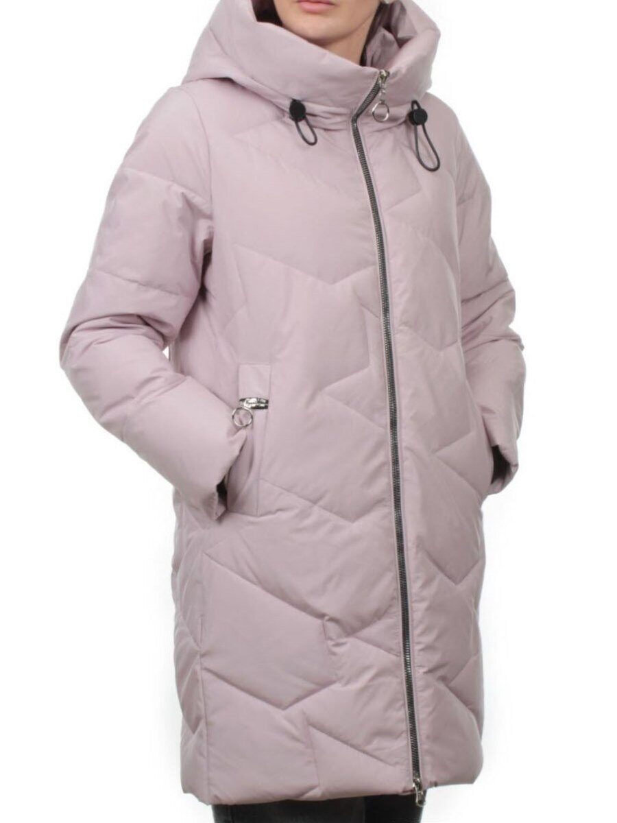 760 LT. PINK Пальто зимнее женское (170 гр. холлофайбер)