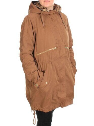 74547 BROWN Куртка зимняя женская NO NAME (200 гр. холлофайбер) размер 46