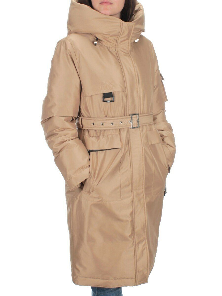 EAC293 BEIGE Куртка зимняя женская (200 гр. холлофайбера) размер 48
