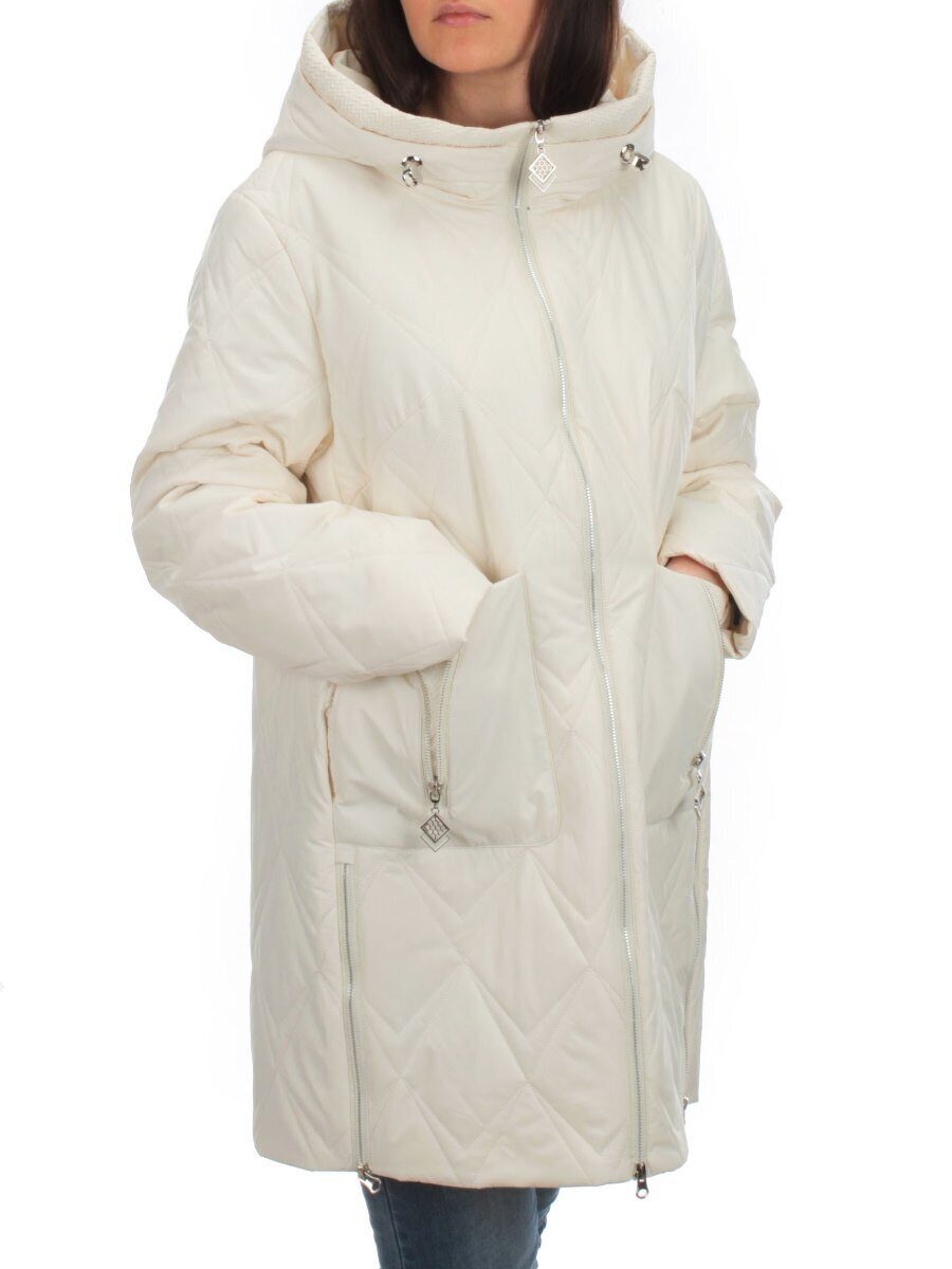 M8570 MILK Куртка демисезонная женская (100 гр. синтепон) размер 54