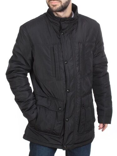 5011 BLACK Куртка мужская зимняя SEWOL (150 гр. холлофайбер) размер M - 46 российский