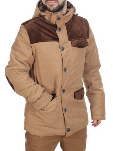 J83011 KHAKI/CAMEL  Куртка-жилет мужская зимняя NEW B BEK (150 гр. синтепон) размер M - 44 российский