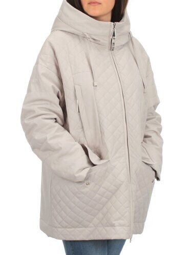 23-133 BEIGE Куртка демисезонная женская (тинсулейт) размер 48